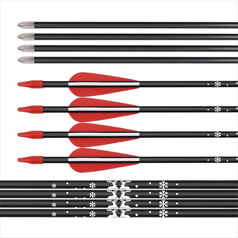 Yls Fiberglass Archery Arrows 30 inch Practice Arrows Perfect for Youth Beginner Target Practice and Outdoor Shooting Recurve Bows Compound Bow - Image 3